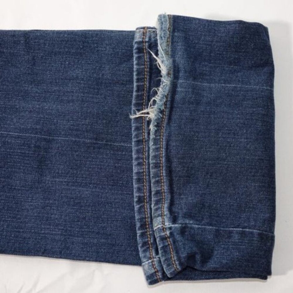 Y2K Tommy Hilfiger Freedom‎ Bootcut Jeans Size 14R Stretch Flap Pockets - Picture 6 of 10